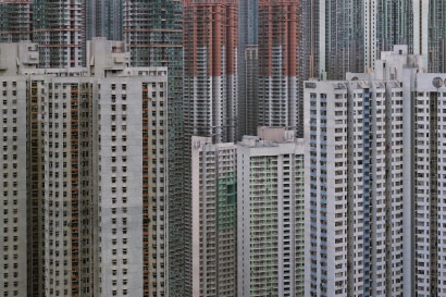 Michael Wolf - Architecture of Density #45, 2005 Chromogenic print ; Bruce Silverstein Gallery