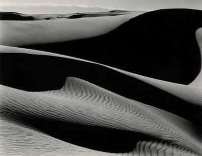 Edward Weston&nbsp;- Dunes, Oceano, California, 1936 Gelatin silver print, printed c. 1936 | Bruce Silverstein Gallery