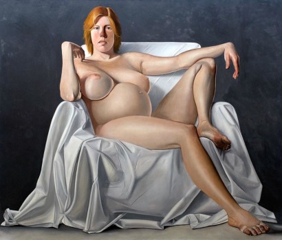 Alfred Leslie |  Brenna Gordon, 1984 Oil on canvas 77 x 84 inches  ; Bruce Silverstein Gallery