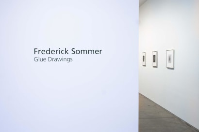 Frederick Sommer : Glue Drawings | installation image 2015 | Bruce Silverstein Gallery