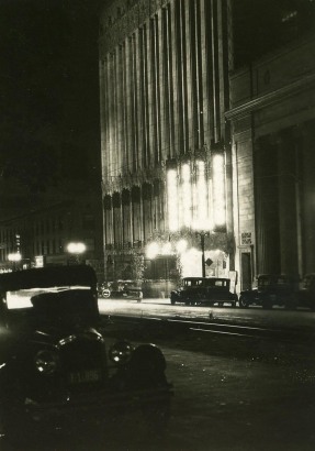 E. O. Hopp&eacute; -  Hollywood at Night, 1926  | Bruce Silverstein Gallery