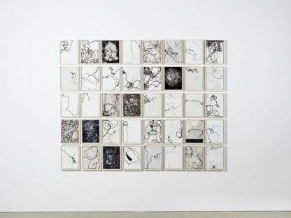 40 individual black and white prints