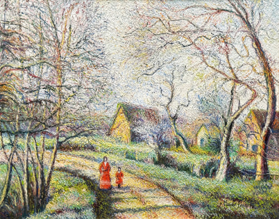 Hugues Claude Pissarro, Le chemin de la Faverie, c. 1990s