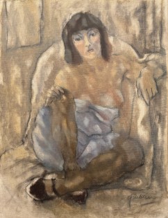 Jules Pascin, Femme Assise, n.d.