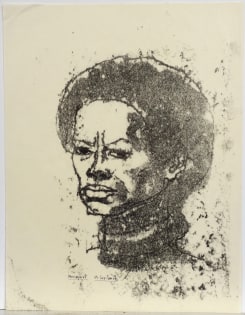 Hughie Lee-Smith, Untitled (Profile Looking Left), circa 1969
