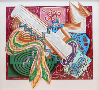 Frank Stella, Then Came a Stick and Beat the Dog, Illustrations After El Lissitzky's Had Gadya, 1984 