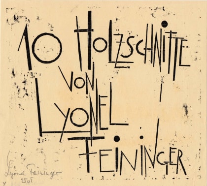 Woodcut by Lyonel Feininger