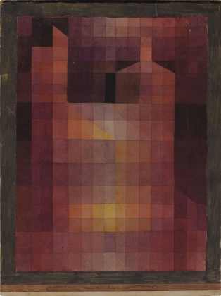 Paul Klee, Burg 2 (Castle 2), 1923, 107, Watercolor on paper, 12 x 8 9/10 in. (30.5 x 22.6 cm), Signed lower right: Klee, Dated, numbered, and titled on the artist&rsquo;s mount, lower center: 1923 107 Burg 2