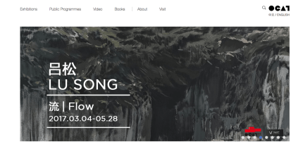 LU Song featured in a solo exhibition at OCAT Museum, Xi'An: 'FLOW'