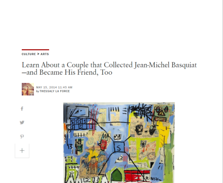 Learn About a Couple that Collected Jean-Michel Basquiat—and Became His Friend, Too