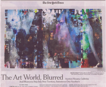 Photograph of "The Art World, Blurred"