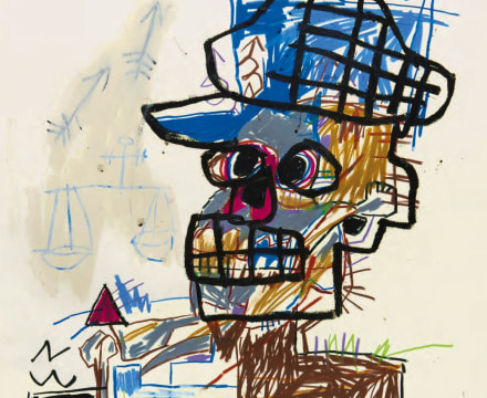 Jean-Michel Basquiat, Untitled (Scales of Justice), 1982