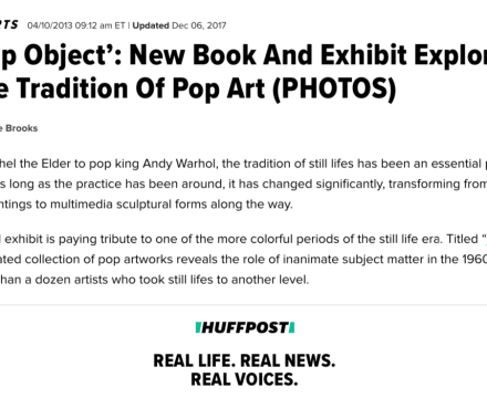 Photograph of "The Pop Object: New Book and Exhibit Explores the Still Life Tradition of Pop Art"
