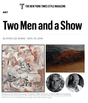 The New York Times Style Magazine, Two Men and a Show