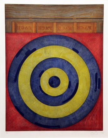 Jasper Johns, Target with Four Face, Intaglio