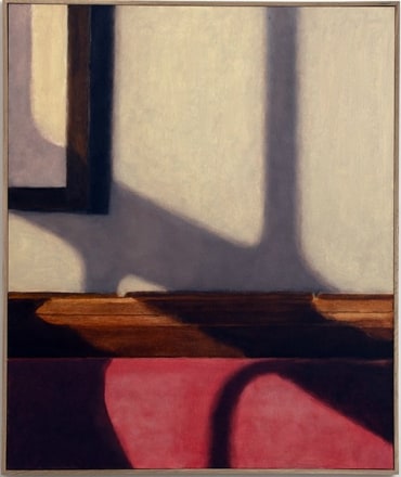 Jess Allen Everything Breathes, 2024 Oil on linen 48 1/4 x 40 3/8 x 1 7/8 in 122.5 x 102.6 x 4.7 cm (JAL24.009)