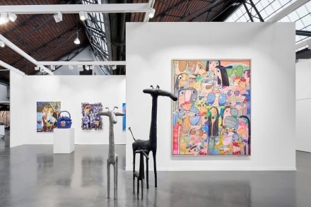 Installation View of Nino Mier Gallery, Art Brussels, 2022