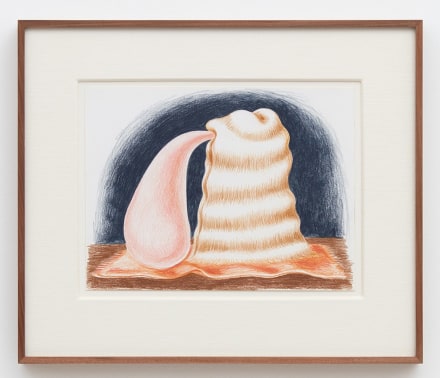 Louise Bonnet, Untitled, 2018. Colored pencil on paper, 9 x 12 in, 22.9 x 30.5 cm (LB18.010)