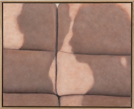 Jess Allen Rose Tinted Days, 2024 Oil on linen 15 3/4 x 19 3/4 in (framed) 40 x 50 cm (framed) (JAL24.005)