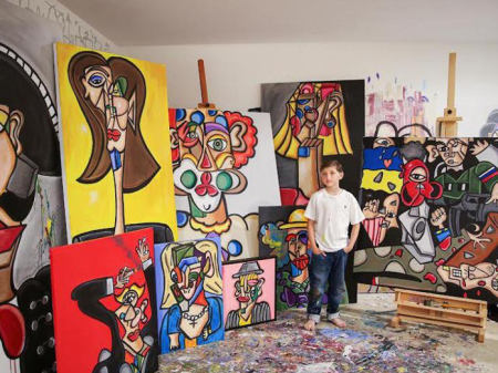 Andres Valencia: Little Picasso is taking the art world by storm