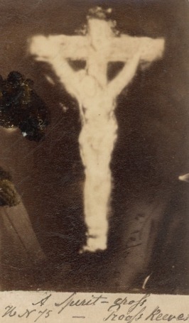 REEVES – SPIRIT PHOTO A SPIRIT CROSS. 1875