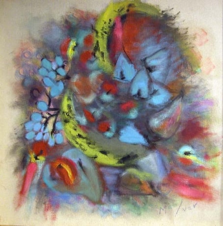Goblin Market, 1985, oil on canvas, 18 x 18 inches