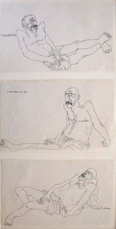 Laxma Goud UNTITLED (IMAGES OF A SICK MAN)