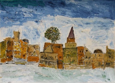 Ram Kumar UNTITLED ABSTRACT 11 (TOWNSCAPE)