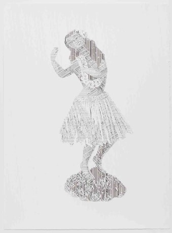 Ben Rak HULA GIRL DANCING BOBBLE, PERCEIVE-CONCEIVE SERIES (Ed. of 11)