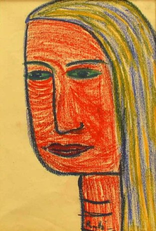 Richard Bartholomew Untitled (Sketch of a Woman - II)