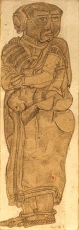 T. Vaikuntam UNTITLED (STANDING WOMAN I)