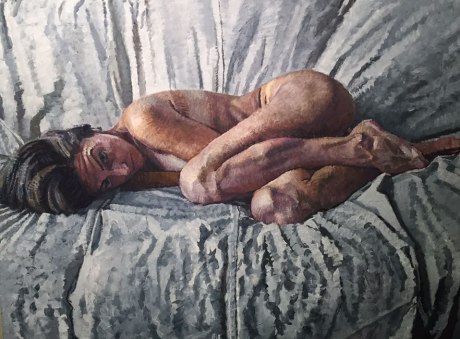 Bernardo Siciliano,&nbsp;Overlap #3,&nbsp;2017,&nbsp;Oil on canvas, 30 x 40 in