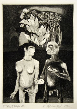 UNTITLED ( TWO NAKED FIGURES/TWO NAKED MEN )