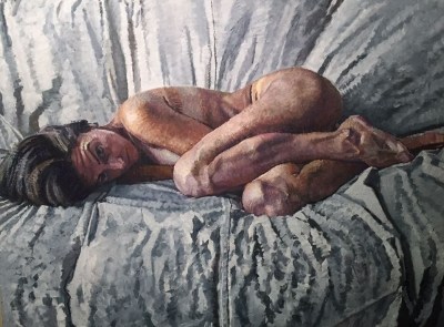 Bernardo Siciliano, Overlap #3,&nbsp;2017,&nbsp;Oil on canvas,&nbsp;30 x 40 in
