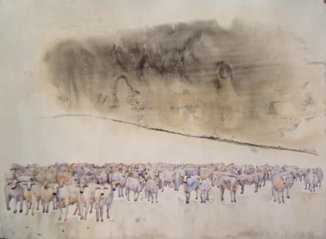 G.R. Iranna UNTITLED (AFRICAN COWS)