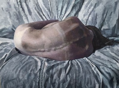Bernardo Siciliano, Overlap #2,&nbsp;2017,&nbsp;Oil on canvas,&nbsp;30 x 40 in