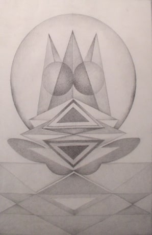 G. R. Santosh, Untitled (Pencil II),&nbsp;n/d,&nbsp;Graphite on paper,&nbsp;24 x 17 in
