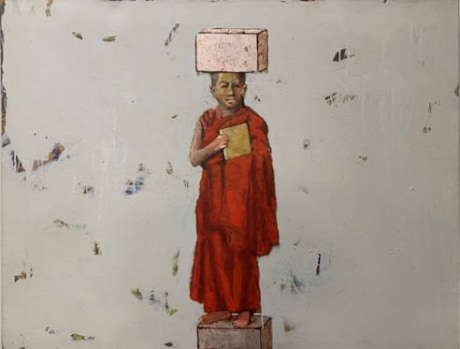 G. R. Iranna, Untitled (Monk Standing)