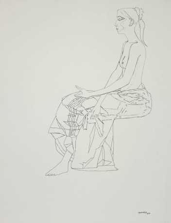 Surendran Nair Untitled (Drawing 25)