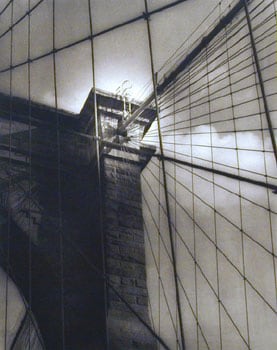 Brooklyn Bridge, 1999, 11.5 x 15 dust grained photogravure, edition 5/50