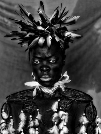 Zanele Muholi,&nbsp;Bukhosi I, Parktown,&nbsp;2016. Gelatin silver print, image: 15 3/4 x 11 3/4 inches, paper: 19 3/4 x 15 3/4 inches.