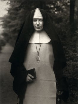 Nun, ca. 1921