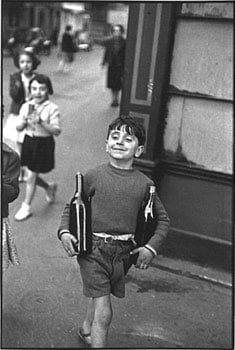 Rue Moffetard, 1954, gelatin siver print, signed on recto, available as 