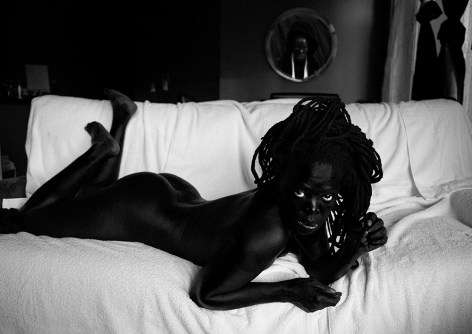 Zanele Muholi,&nbsp;Lishonile, BellCourt, Seattle, 2019. Gelatin silver print, 17 1/2 x 24 3/8 inches.