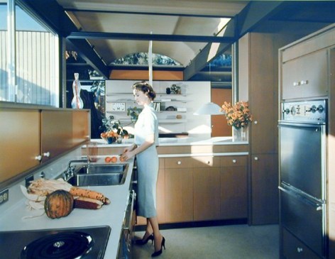 Case Study House #20, Bass House, Altadena, California (Buff, Straub &amp;amp; Hensman) - KITCHEN, 1958, Chromogenic Print, available in 16 x 20, 20 x 24, 24 x 30 and 30 x 40