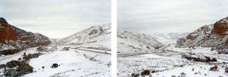 Untitled, Near Echo, UT (diptych joint view-panels may be sold independently), 2007, 39 x 55 inch Chromogenic Print, Signed, titled, dated and editioned on verso, (VS-07-41), Edition of 5