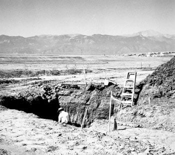 Robert Adams, Basement for Tract House, Colorado Springs, 1969, 16 x 20 inch gelatin silver print. Printed in 1990, Signed, titled and dated on verso, LUM26410