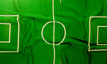 Soccer Field #3, 2005, 40 x 69 inch 2 Panel Chromogenic Print, Edition of 6