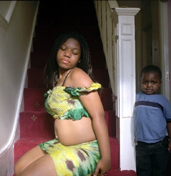 Teenage Mother, London, 2005, 15 x 15 inch Chromogenic print