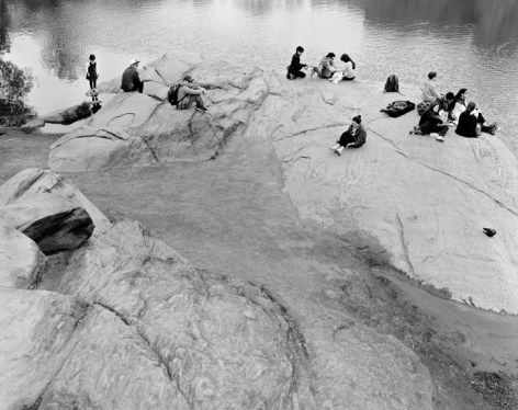 The Hernshead, Central Park 2014, Gelatin silver print, 68 x 54 inches, Edition of 6